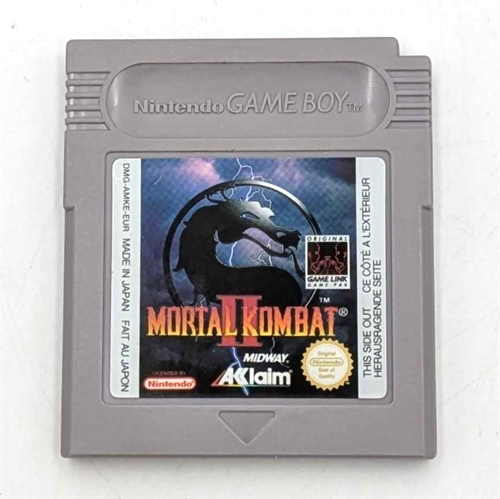 Mortal Kombat II - Cartridge - Gameboy Original (EUR) (A Grade) (Genbrug)